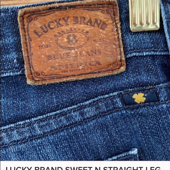 LUCKY BRAND SWEET N STRAIGHT LEG JEAN AUTHENTIC - Picture 8 of 8